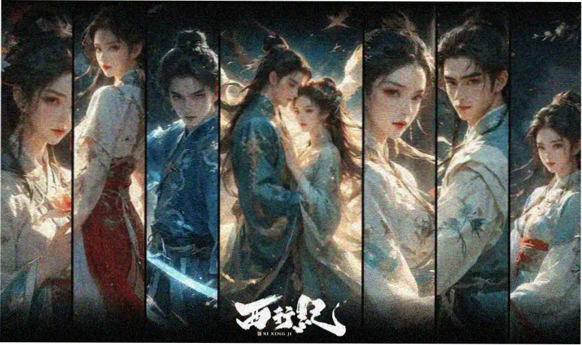 四口之家日常条漫插图